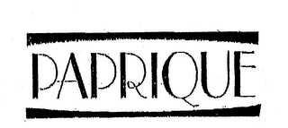PAPRIQUE logo