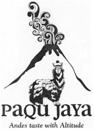 PAQU JAYA ANDES TASTE WITH ALTITUDE logo