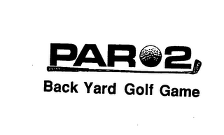 PAR 2 BACK YARD GOLF GAME logo