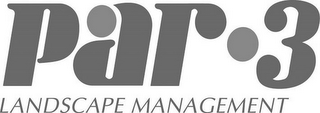 PAR 3 LANDSCAPE MANAGEMENT logo