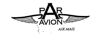 PAR AVION AIR MAIL logo