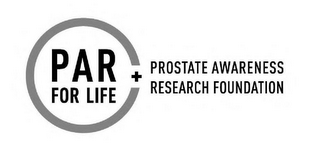PAR FOR LIFE PROSTATE AWARENESS RESEARCH FOUNDATION logo