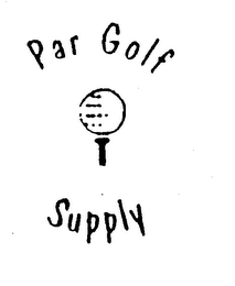 PAR GOLF SUPPLY logo