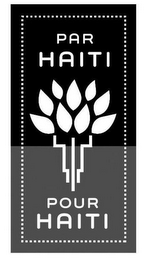 PAR HAITI POUR HAITI logo