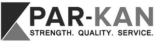 PAR-KAN STRENGTH. QUALITY. SERVICE. logo