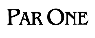 PAR ONE logo