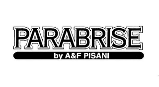 PARABRISE BY A&F PISANI logo