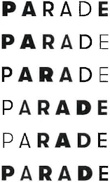 PARADE PARADE PARADE PARADE PARADE PARADE logo