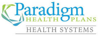 PARADIGM HEALTH PLANS HEALTH SYSTEMS logo