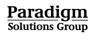 PARADIGM SOLUTIONS GROUP logo