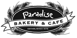 PARADISE BAKERY & CAFE ESTABLISHED 1976 logo