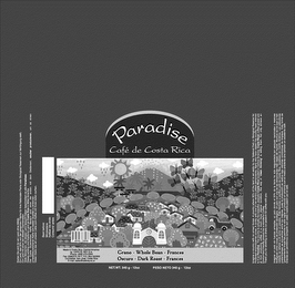 PARADISE CAFÉ DE COSTA RICA logo
