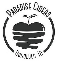 PARADISE CIDERS HONOLULU HI logo