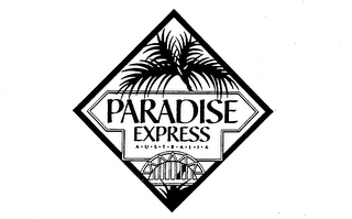 PARADISE EXPRESS A-U-S-T-R-A-L-I-A logo