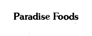 PARADISE FOODS logo
