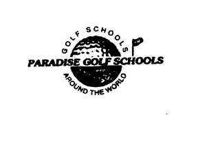 PARADISE GOLF SCHOOLS GOLF SCHOOLS AROUND THE WORLD logo