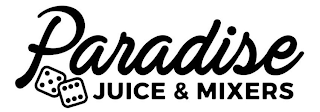 PARADISE JUICE & MIXERS logo