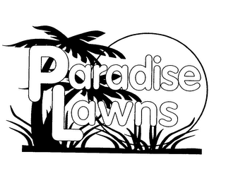 PARADISE LAWNS logo