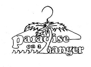 PARADISE ON A HANGER logo