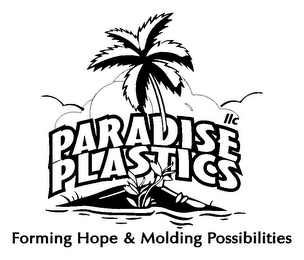 PARADISE PLASTICS LLC FORMING HOPE & MOLDING POSSIBILITIES logo