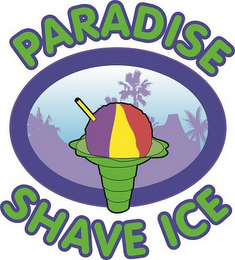 PARADISE SHAVE ICE logo