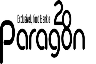 PARAGON 28 EXCLUSIVELY FOOT & ANKLE logo