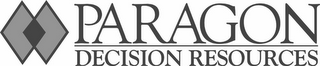 PARAGON DECISION RESOURCES logo