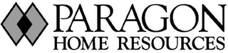 PARAGON HOME RESOURCES logo