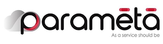 PARAMETA AS A SERVICE SHOULD BE logo