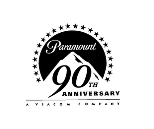 PARAMOUNT 90TH ANNIVERSARY A VIACOM COMPANY logo