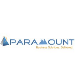 PARAMOUNT BUSINESS SOLUTIONS. DELIVERED. logo