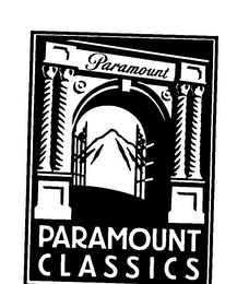 PARAMOUNT CLASSICS PARAMOUNT logo