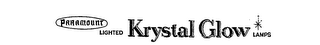 PARAMOUNT LIGHTED KRYSTAL GLOW LAMPS logo