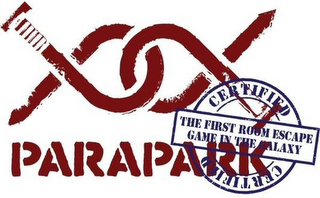 PARAPARK CERTIFIED THE FIRST ROOM ESCAPE GAME IN THE GALAXY logo