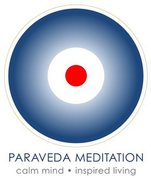 PARAVEDA MEDITATION CALM MIND · INSPIRED LIVING logo