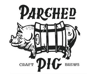 PARCHED PIG CRAFT BREWS logo