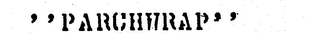 "PARCHWRAP." logo