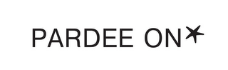 PARDEE ON* logo