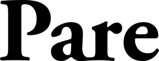PARE logo