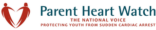 PARENT HEART WATCH THE NATIONAL VOICE PROTECTING YOUTH FROM SUDDEN CARDIAC ARREST logo