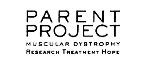 PARENT PROJECT MUSCULAR DYSTROPHY RESEARCH TREATMENT HOPE logo