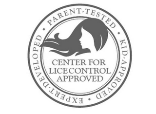 · PARENT TESTED · KID APPROVED · EXPERT · DEVELOPED CENTER FOR LICE CONTROL APPROVED logo