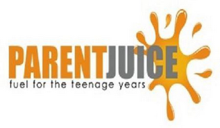 PARENTJUICE FUEL FOR THE TEENAGE YEARS logo