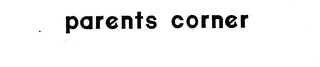 PARENTS CORNER logo