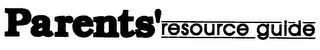 PARENTS' RESOURCE GUIDE logo