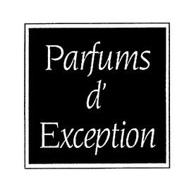 PARFUMS D' EXCEPTION logo