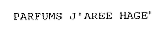 PARFUMS J'AREE HAGE' logo