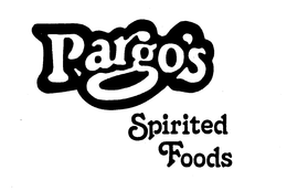 PARGO'S SPIRITED FOODS logo