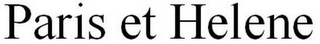 PARIS ET HELENE logo