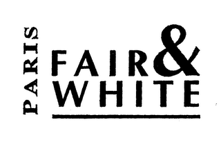 PARIS FAIR & WHITE logo